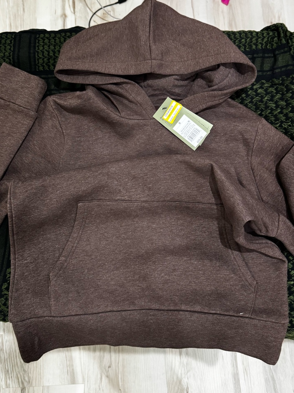 Target Men's Brown Heather Pullover Hoodie